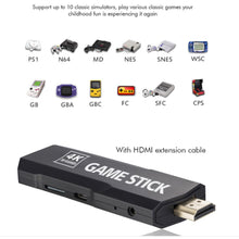 Load image into Gallery viewer, GD10 Retro Game Console 4K 60fps HDMI Output Low Latency TV Game Stick Dual Handle Portable Home Game Console For PS1 PSP
