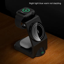 Load image into Gallery viewer, 3-in-1 Magnetic Wireless Charger for Multiple Devices Phone Watch with USB C Port 15W
