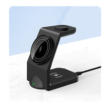 Load image into Gallery viewer, 3-in-1 Magnetic Wireless Charger for Multiple Devices Phone Watch with USB C Port 15W
