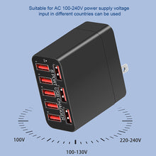 Load image into Gallery viewer, 8 Ports 40W AC Power 110-220V USB Charger 5V 2.4A EU US UK AU Plug Fast Charging For Xiaomi iPhone Speaker Bluetooth headset
