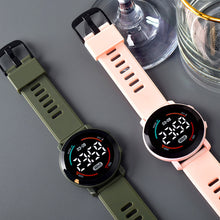 Load image into Gallery viewer, LED Digital Kids Watches Luminous Waterproof Sport Children Watch Silicone Strap Electronic Wrist Watch For Boys Girl
