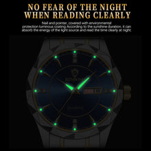 Load image into Gallery viewer, Mens Quartz Watches Brand Luxury Casual Fashion Men's Watch For Gifts Breathable Stainless Steel Waterproof Luminous Wristwatch
