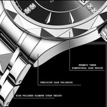 Load image into Gallery viewer, Mens Quartz Watches Brand Luxury Casual Fashion Men's Watch For Gifts Breathable Stainless Steel Waterproof Luminous Wristwatch
