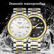 Load image into Gallery viewer, Mens Quartz Watches Brand Luxury Casual Fashion Men's Watch For Gifts Breathable Stainless Steel Waterproof Luminous Wristwatch
