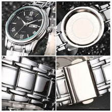 Load image into Gallery viewer, Mens Quartz Watches Brand Luxury Casual Fashion Men's Watch For Gifts Breathable Stainless Steel Waterproof Luminous Wristwatch
