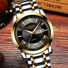Load image into Gallery viewer, Mens Quartz Watches Brand Luxury Casual Fashion Men's Watch For Gifts Breathable Stainless Steel Waterproof Luminous Wristwatch
