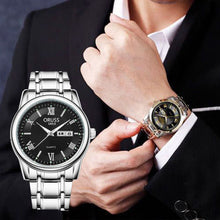 Load image into Gallery viewer, Mens Quartz Watches Brand Luxury Casual Fashion Men's Watch For Gifts Breathable Stainless Steel Waterproof Luminous Wristwatch
