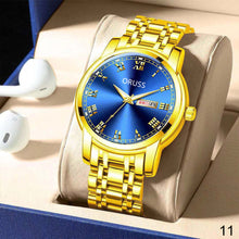 Load image into Gallery viewer, Mens Quartz Watches Brand Luxury Casual Fashion Men's Watch For Gifts Breathable Stainless Steel Waterproof Luminous Wristwatch
