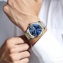 Load image into Gallery viewer, Mens Quartz Watches Brand Luxury Casual Fashion Men's Watch For Gifts Breathable Stainless Steel Waterproof Luminous Wristwatch
