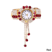 Load image into Gallery viewer, Luxury Rhinestone Quartz Watch Shiny Fashion Women Watches Stable Performance Bracelet Watch for Daily Life Ladies Wristwatch
