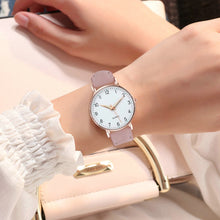 Load image into Gallery viewer, Fashion Women Watch Casual Leather Belt Watches Simple Ladies' Small Dial Quartz Clock Dress Wristwatches
