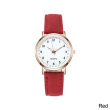 Load image into Gallery viewer, Fashion Women Watch Casual Leather Belt Watches Simple Ladies' Small Dial Quartz Clock Dress Wristwatches
