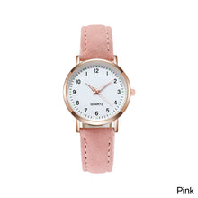 Load image into Gallery viewer, Fashion Women Watch Casual Leather Belt Watches Simple Ladies' Small Dial Quartz Clock Dress Wristwatches
