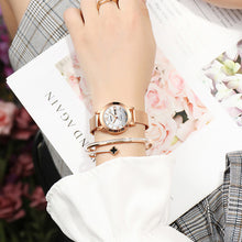 Load image into Gallery viewer, Luxury Rose Gold Watch Women Bracelet Watches Top Brand Ladies Casual Quartz Watch Steel Women's Wristwatch
