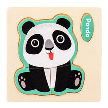 Load image into Gallery viewer, Baby Wooden Toys 3D Puzzle Cartoon Animal Vehicle Wood Puzzle Game Intelligence Jigsaw Puzzle Educational Toys for Children
