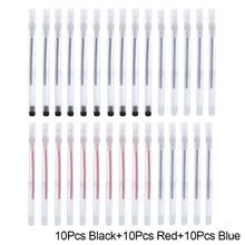 Load image into Gallery viewer, Gel Pen Transparent Frosted Gel Pen 0.5mm Full Needle Tube Carbon Office Pen Black Red Blue Exam Brush Pen Stationery
