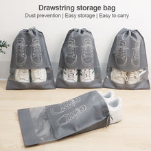 Load image into Gallery viewer, Non-woven Shoes Storage Bag Dustproof Package Bag Closet Organizer Travel Portable Bag Waterproof Clothes Classified Pocket Bag
