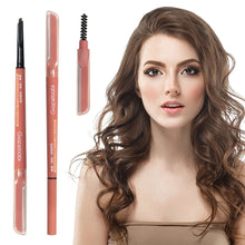 Load image into Gallery viewer, Natural Waterproof Solid Eye Brow Pencil with Brush Anti-sweat Eyebrow Trimmer Long Lasting Eyebrow Pencil Beauty Makeup
