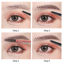 Load image into Gallery viewer, Natural Waterproof Solid Eye Brow Pencil with Brush Anti-sweat Eyebrow Trimmer Long Lasting Eyebrow Pencil Beauty Makeup
