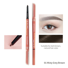Load image into Gallery viewer, Natural Waterproof Solid Eye Brow Pencil with Brush Anti-sweat Eyebrow Trimmer Long Lasting Eyebrow Pencil Beauty Makeup

