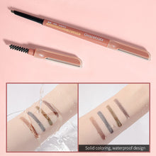 Load image into Gallery viewer, Natural Waterproof Solid Eye Brow Pencil with Brush Anti-sweat Eyebrow Trimmer Long Lasting Eyebrow Pencil Beauty Makeup
