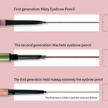 Load image into Gallery viewer, Extremely Fine Eyebrow Pencil Durable Waterproof and Sweat Resistant with Brush Anti-sweat Long Lasting Eyebrow Pencil Makeup
