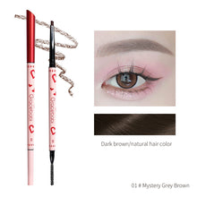 Load image into Gallery viewer, Natural Waterproof Sweat Proof Precise Brow Definer Long Lasting Waterproof Sweat Proof Blonde Brown Eye Brow Makeup Cosmetic
