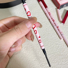 Load image into Gallery viewer, Natural Waterproof Sweat Proof Precise Brow Definer Long Lasting Waterproof Sweat Proof Blonde Brown Eye Brow Makeup Cosmetic
