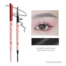 Load image into Gallery viewer, Natural Waterproof Sweat Proof Precise Brow Definer Long Lasting Waterproof Sweat Proof Blonde Brown Eye Brow Makeup Cosmetic
