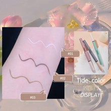Load image into Gallery viewer, Slender Colorful Smooth Eyeliner Liquid Pen Fast Drying Sweatproof Waterproof Oil Proof Non Smudging Color Eyeliner Pen
