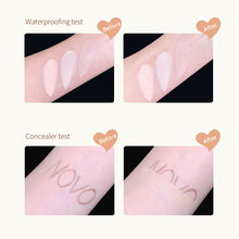 Load image into Gallery viewer, Round Tri-color Concealer Cover Dark Circles Acne Marks Facial Spots Brighten Concealer Plate Concealer Repair Foundation Cream
