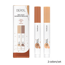Load image into Gallery viewer, Natural Simulation Freckle Pen Color Rendering Waterproof Soft Brown Long Lasting Waterproof Dot Spot Pen Makeup Cosmetics
