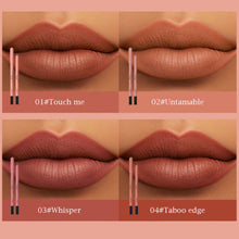 Load image into Gallery viewer, Matte Lipliner Lipstick Non-fading Waterproof Long-lasting Nude Matte Lipstick Women Lip Makeup Cosmetics
