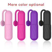 Load image into Gallery viewer, 10 Frequency Strong Vibration Silicone Bullet Head Jumping Egg with Tail Women's Fun Masturator Vibrating Massage Stick
