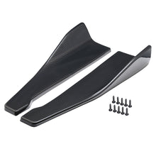 Load image into Gallery viewer, Universal 2Pcs Car Front Rear Bumper Strip Lip Carbon Fiber Car Winglets Side Skirt Extension Cover Spoiler Diffuser Splitter Scratch Protector
