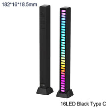 Load image into Gallery viewer, RGB Sound Control LED Light Pickup Lights Voice Activated Rhythm Light RGB Color LED Lamp Bar Of Music Ambient Light
