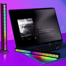Load image into Gallery viewer, RGB Sound Control LED Light Pickup Lights Voice Activated Rhythm Light RGB Color LED Lamp Bar Of Music Ambient Light
