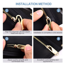 Load image into Gallery viewer, 5PCS DIY Zipper Slider Puller Instant Zipper Repair Kit Replacement For Broken Buckle Travel Bag Suitcase Zipper Head

