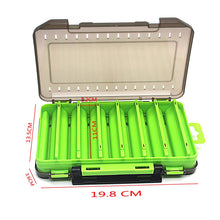 Load image into Gallery viewer, Double Sided Fishing Tool organizer Boxes Fishing Tackle Box Fishing Accessories Lure Hook Storage Case
