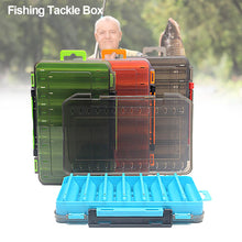 Load image into Gallery viewer, Double Sided Fishing Tool organizer Boxes Fishing Tackle Box Fishing Accessories Lure Hook Storage Case
