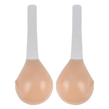 Load image into Gallery viewer, Silicone Plus Size Invisible Bra Sexy Women Underwire Strapless Push-Up Adhesive Sticky Bra Gel Backless For Party Dress
