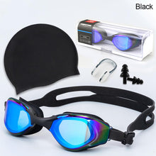 Load image into Gallery viewer, 1Set Professional Waterproof Clear Double Anti-fog Swim Glasses Men Women Eyewear Swimming Goggles
