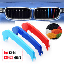 Load image into Gallery viewer, 3pcs/Set M Power Car Racing Front Grille Trim Strips For BMW SERIES 1 For BMW 2012-2014 F20 F21 8 Rod Performance
