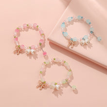Load image into Gallery viewer, Flower Beaded Bracelet Fashion Simple Adjustable Gradient Beaded Bracelet Hand Jewelry Accessory
