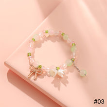 Load image into Gallery viewer, Flower Beaded Bracelet Fashion Simple Adjustable Gradient Beaded Bracelet Hand Jewelry Accessory
