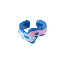 Load image into Gallery viewer, Colorful Drop Glaze Enamel Ring Irregular Versatile Alloy Ring Sweet Geometric Ring Jewelry Accessory
