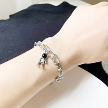Load image into Gallery viewer, Cartoon Astronaut Pendant Couple Bracelet Fashion Versatile Alloy Bracelet Hand Jewelry for Women Men
