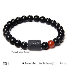 Load image into Gallery viewer, 12 Constellations Creative Fashion Bracelet Adjustable Elastic Rope Beaded Bracelet Jewelry Gift for Men Women
