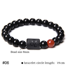 Load image into Gallery viewer, 12 Constellations Creative Fashion Bracelet Adjustable Elastic Rope Beaded Bracelet Jewelry Gift for Men Women
