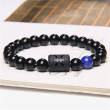 Load image into Gallery viewer, 12 Constellations Creative Fashion Bracelet Adjustable Elastic Rope Beaded Bracelet Jewelry Gift for Men Women
